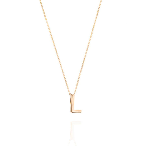 Letter Necklace by Linda Tahija