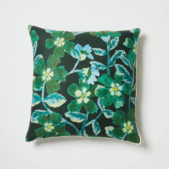 Cosmos Green 60cm Cushion by Bonnie and Neil