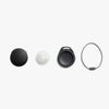 Set of four different objects on a white background
