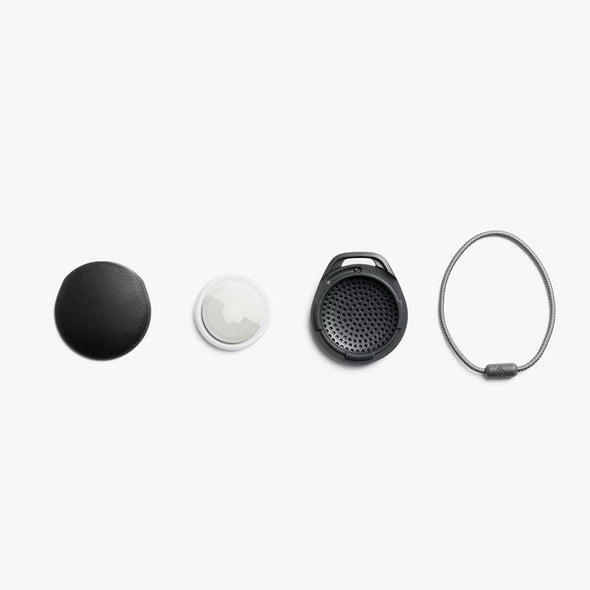 Set of four different objects on a white background