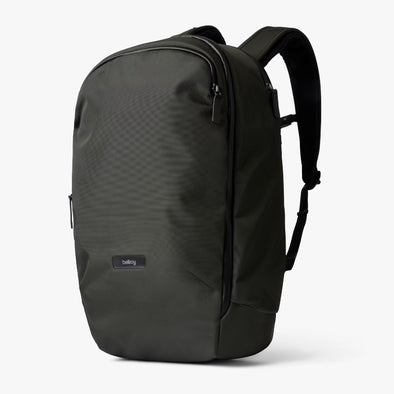 Bellroy Transit Workpack Pro 28L Olive backpack on a white background