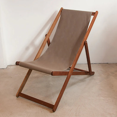 Basic Deckchair - Taupe (no arms) (BACK IN STOCK SEPT)
