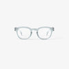 IZIPIZI Reading Glasses Collection #C Frozen Blue on a white background