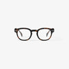 Tortoiseshell eyeglasses IZIPIZI Reading Glasses Collection #C on a white background