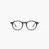 IZIPIZI Reading Glasses Collection #D Black round eyeglasses on a white background