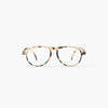 Light Tortoise eyeglasses on a white background