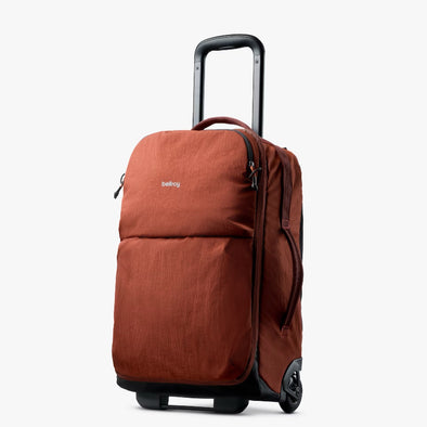 Lite Carry-On 38L by Bellroy rolling suitcase on a white background