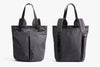 Lite Totepack by Bellroy Arcade Gray with black handles on a white background