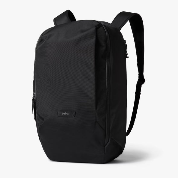 Transit Workpack 20L by Bellroy in Black backpack with a visible brand logo on a white background