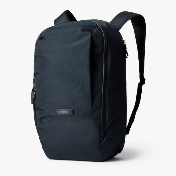 Transit Workpack 20L by Bellroy Navy backpack with a visible brand label on a white background