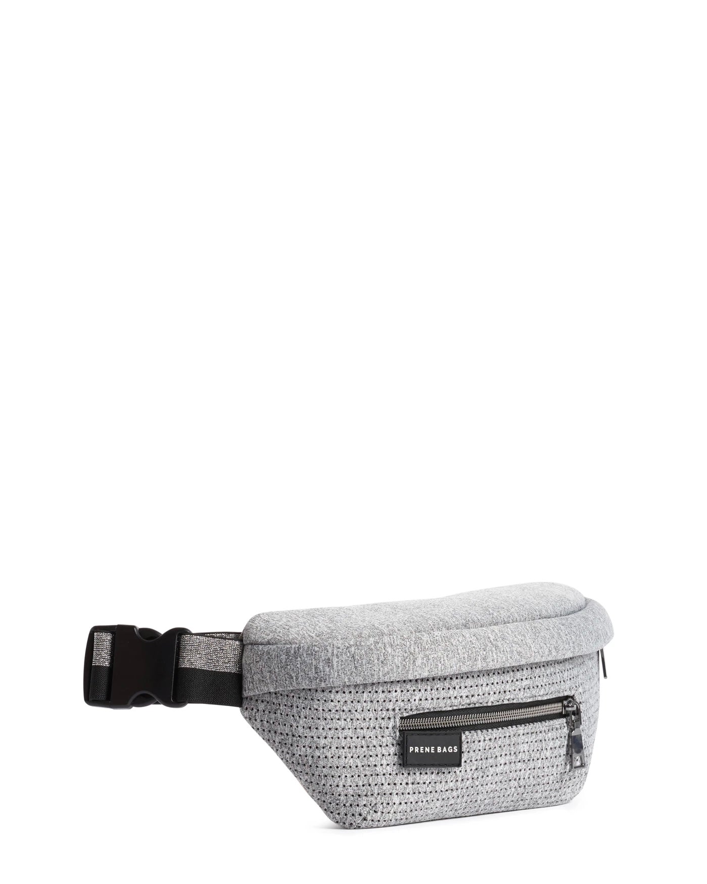 The Sportif Waist Bag Rebecca Judd x Prene LIGHT GREY MARLE SILVER Neoprene Bum Waist Chest Bag By Prene