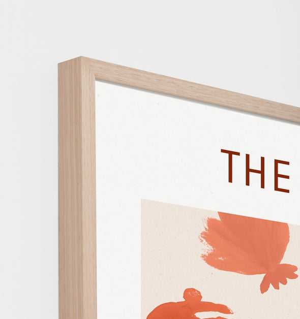 The Rocks Poster - Red Print