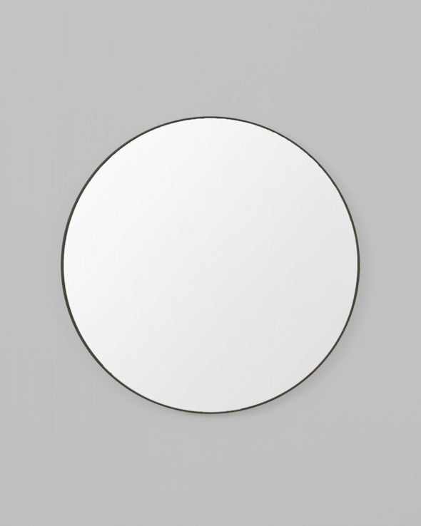 Flynn Round Mirror - Black