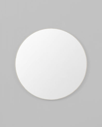 Flynn Round Mirror - Grey