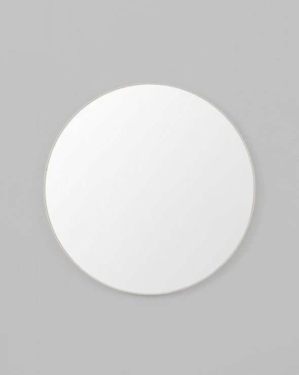 Flynn Round Mirror - Grey