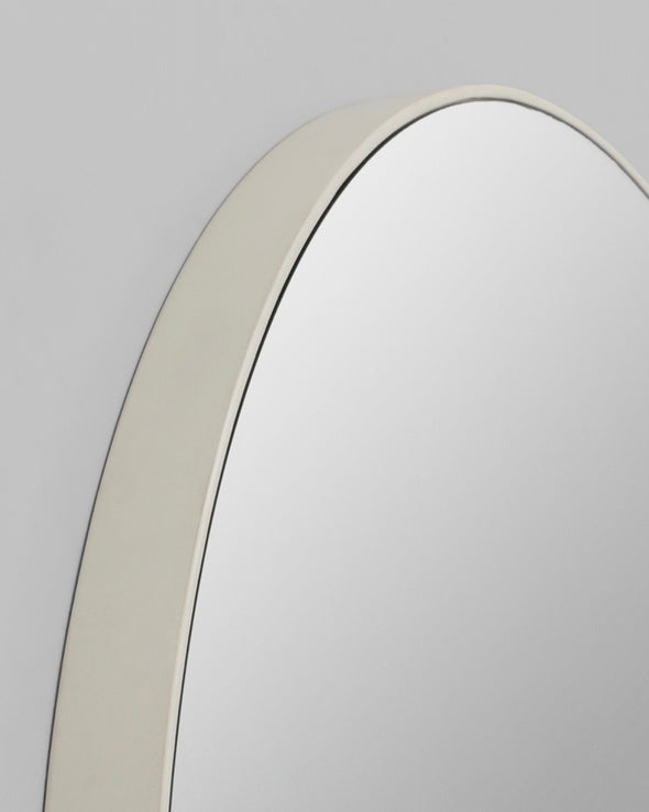 Flynn Round Mirror - Grey
