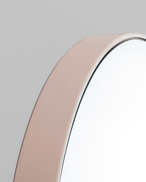 Flynn Round Mirror - Blush