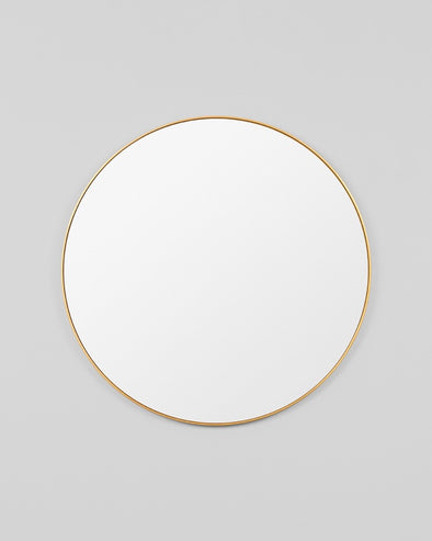 Bjorn Round Mirror - Brass