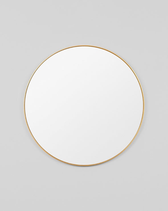 Bjorn Round Mirror - Brass