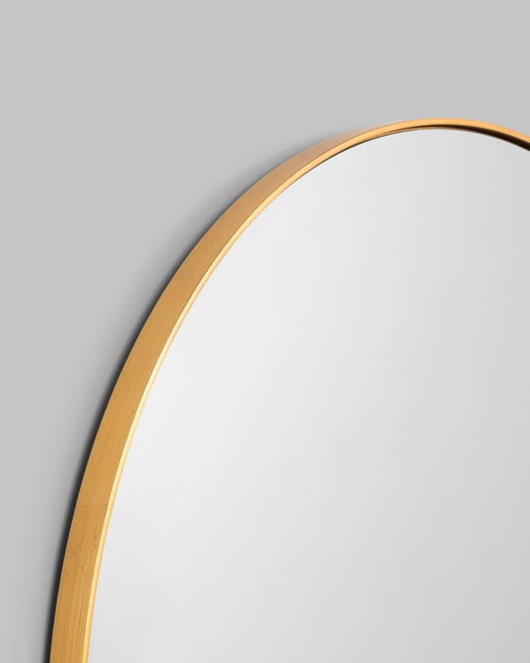 Bjorn Round Mirror - Brass