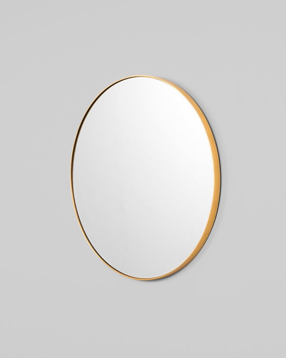 Bjorn Round Mirror - Brass