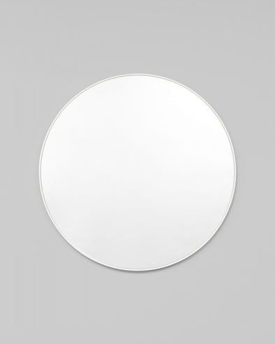 Bjorn Round Mirror - Bright White