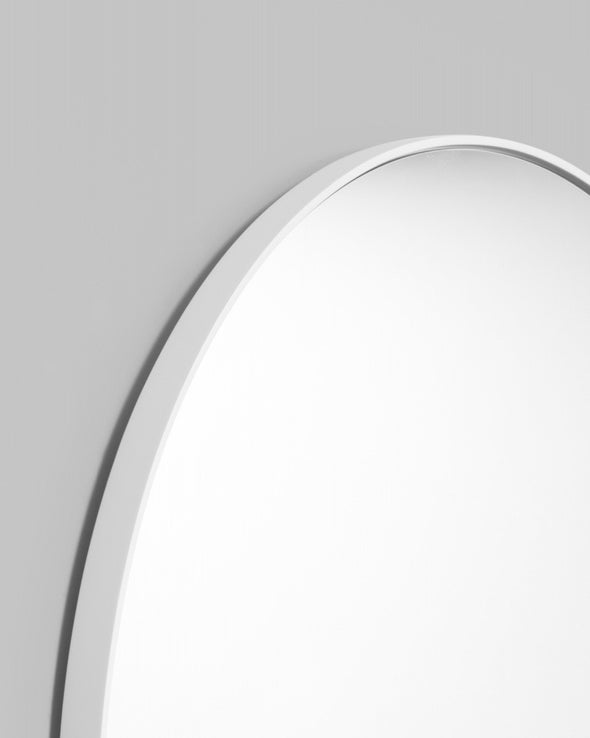 Bjorn Round Mirror - Bright White