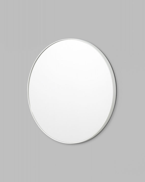 Bjorn Round Mirror - Bright White