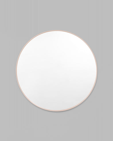 Bjorn Round Mirror - Powder