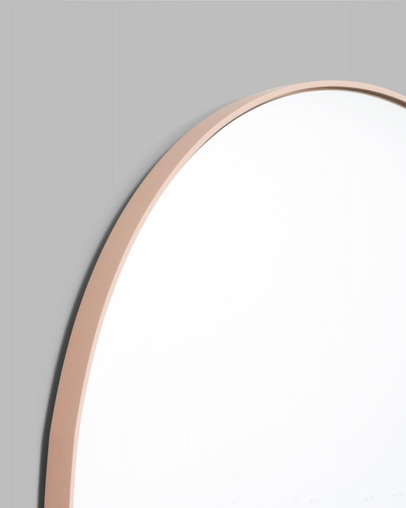 Bjorn Round Mirror - Powder