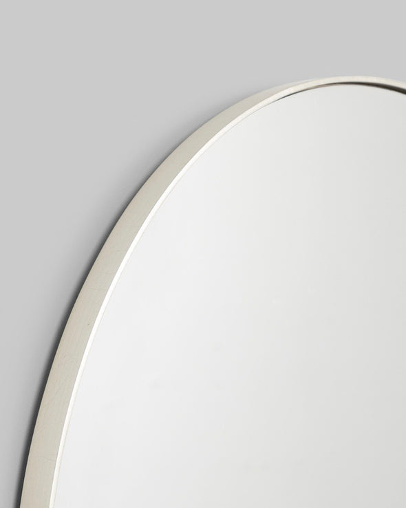 Bjorn Round Mirror - Silver