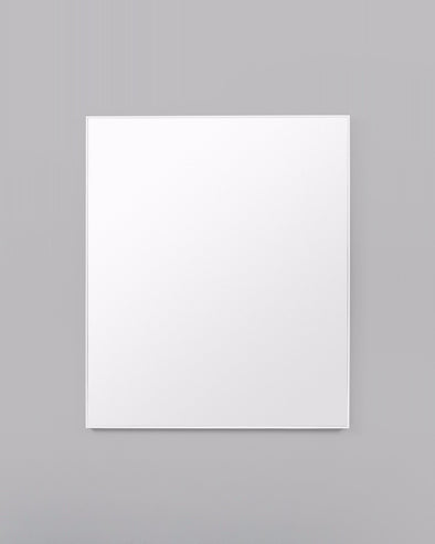 Flynn Rectangle Mirror, Bright White (100cm x 120cm)
