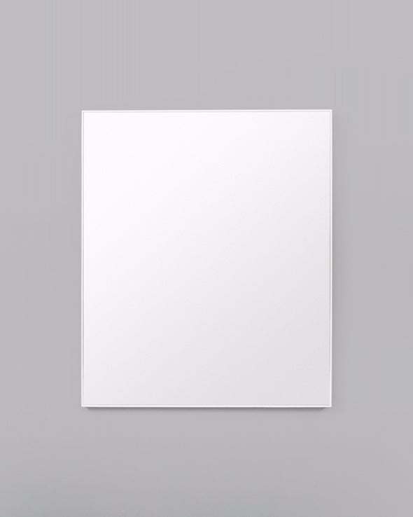 Flynn Rectangle Mirror, Bright White (100cm x 120cm)