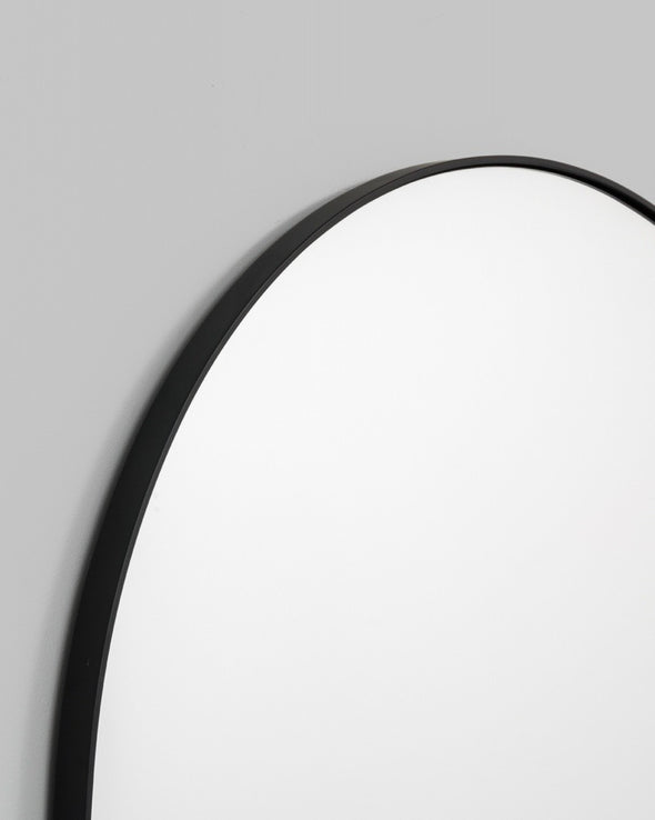 Bjorn Arch Mirror - 80cm x 85cm - Black