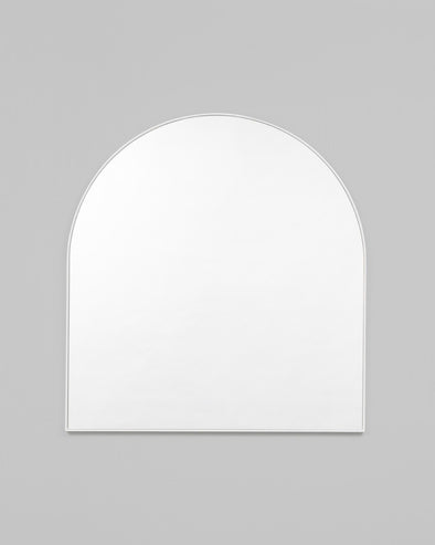 Bjorn Arch Mirror - 80cm x 85cm - Bright White