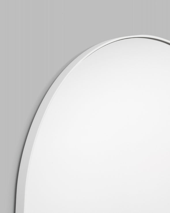 Bjorn Arch Mirror - 80cm x 85cm - Bright White