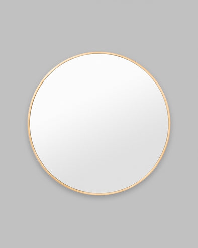 Bella Round Mirror - Brass