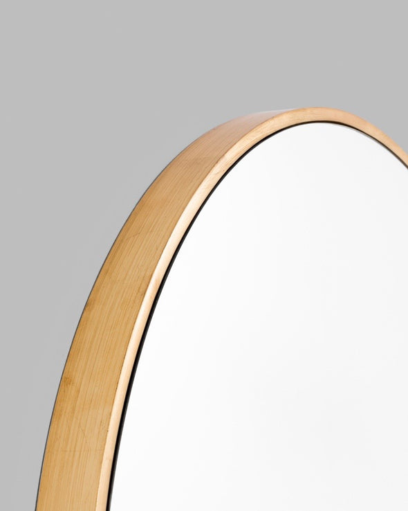 Bella Round Mirror - Brass