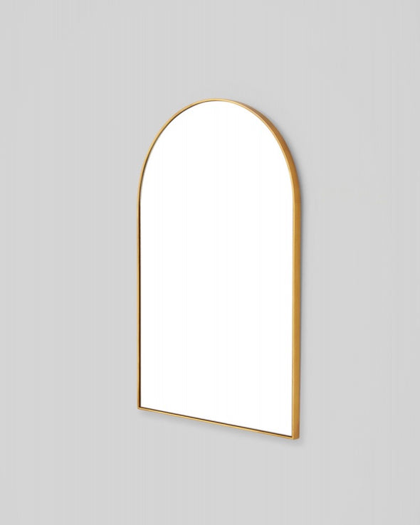 Bjorn Arch Mirror - 55cm x 85cm - Brass