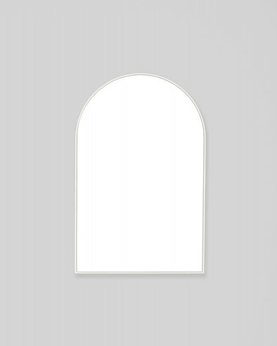 Bjorn Arch Mirror - 55cm x 85cm - Bright White