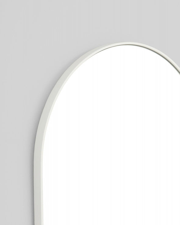 Bjorn Arch Mirror - 55cm x 85cm - Bright White