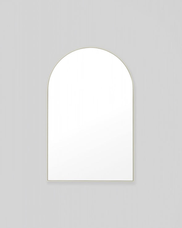 Bjorn Arch Mirror - 55cm x 85cm - Dove