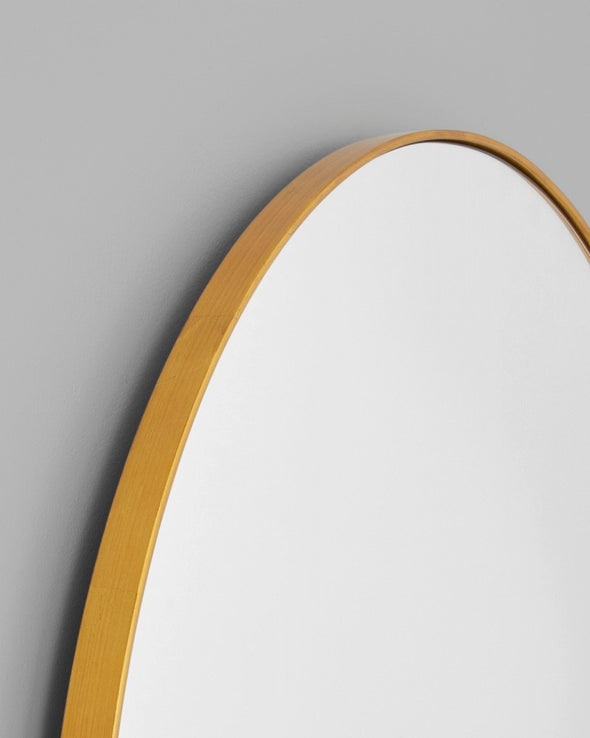 Bjorn Arch Floor Mirror - 80cm x 180cm - Brass