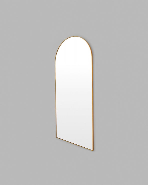 Bjorn Arch Floor Mirror - 80cm x 180cm - Brass