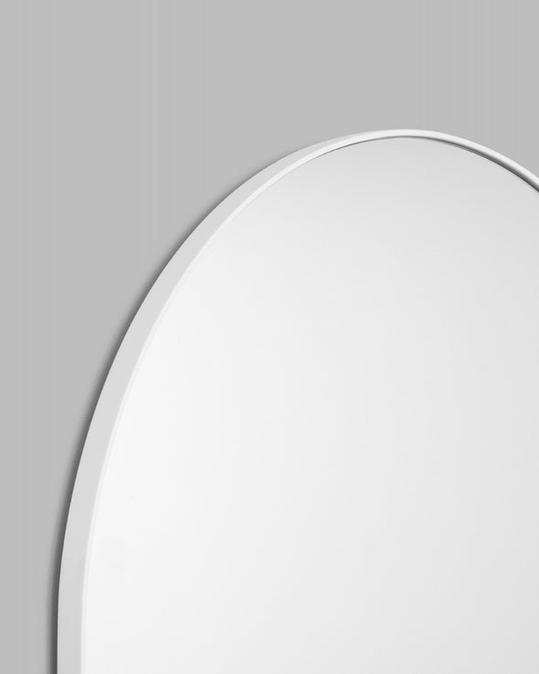 Bjorn Arch Floor Mirror - 80cm x 180cm - Bright White