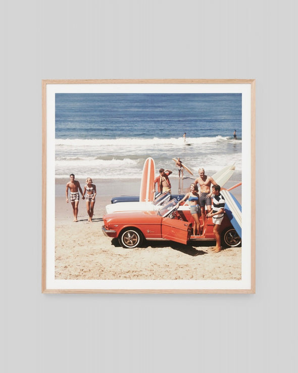 Santa Monica Beach Print