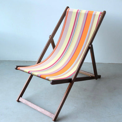 Basic Deckchair with Matching Head Pillow - June Sunset