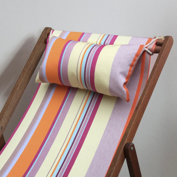 Basic Deckchair with Matching Head Pillow - June Sunset